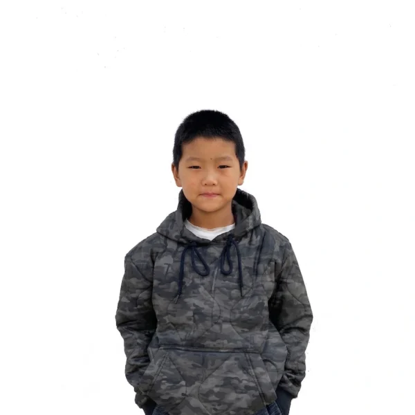 Kids Woobie Hoodie Pullover | Insulated Nylon Rip-stop Dark Camouflage