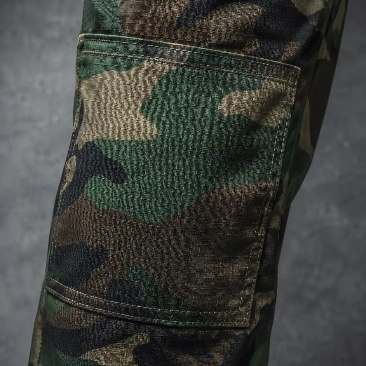 BDU Reinforced Double Layer Patch Wear Zones