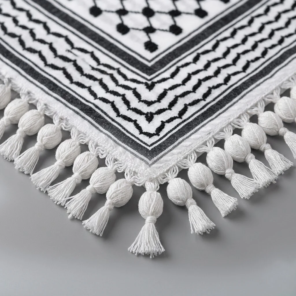 Keffiyeh 4 Side Tassels Craft