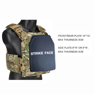 Military Bullet Proof Vest Style Tactical Vest Plate Carrier - Image 4