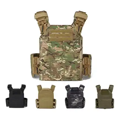 Military Bullet Proof Vest Style Tactical Vest Plate Carrier - Image 5