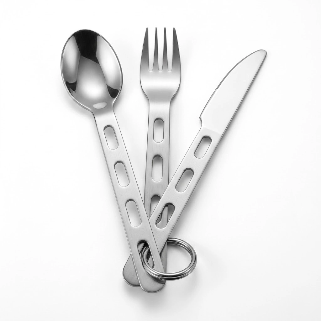 Tactical Knife, Fork, and Spoon Set