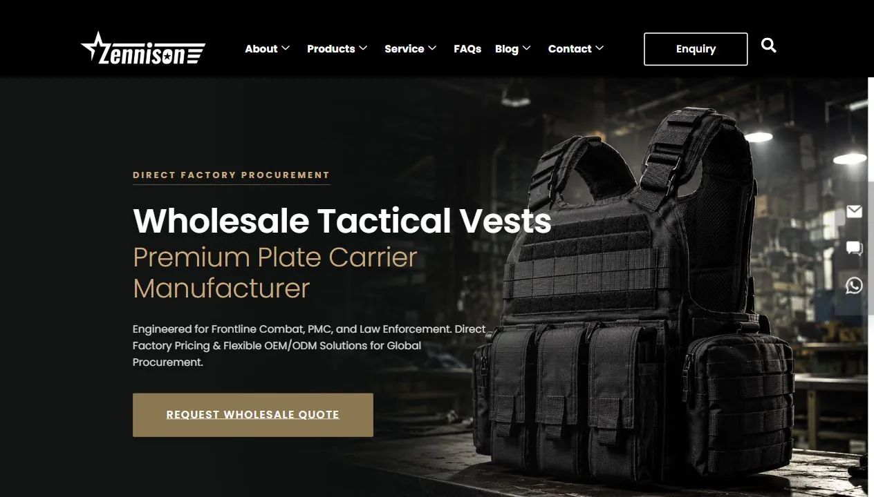 Zennison wholesale tactical vest manufacturer for OEM and bulk orders