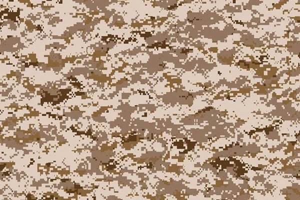 Desert Digital camouflage fabric swatch for tactical sleeping bags