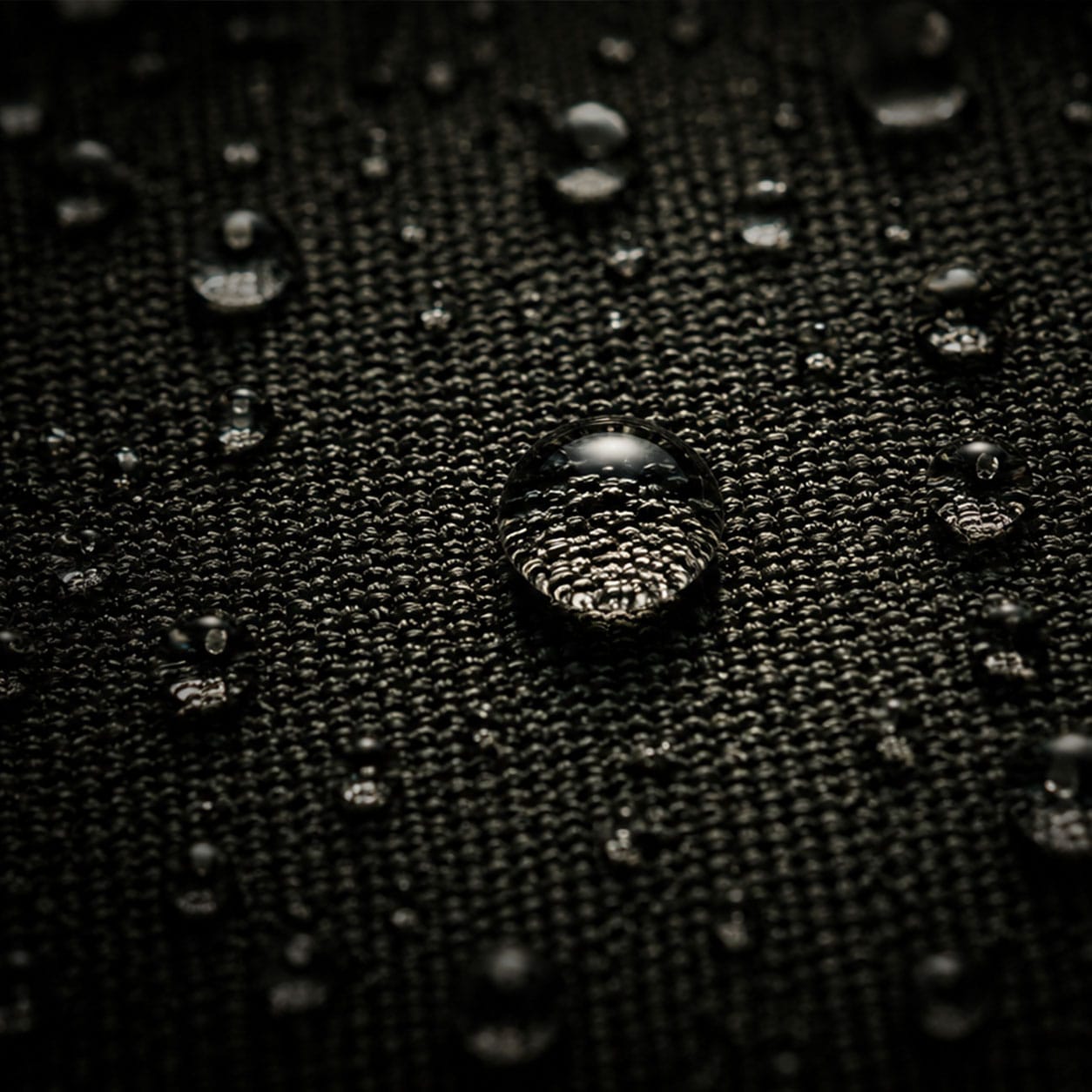 Water-Repellent Tactical Vest Fabric Macro Texture