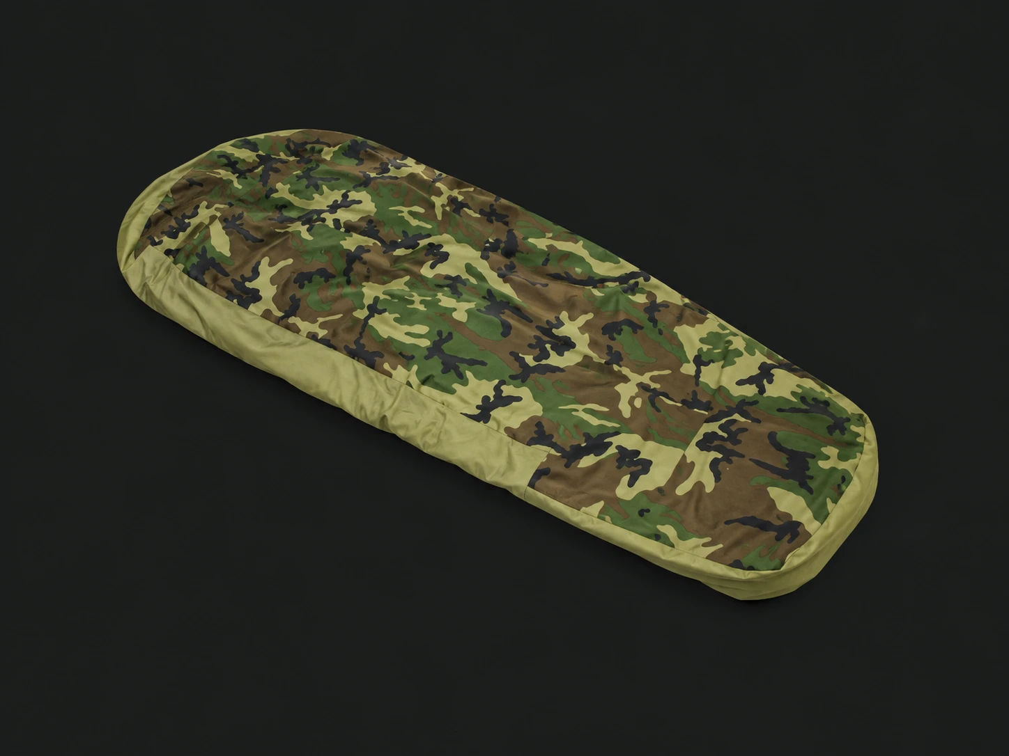Standalone waterproof tactical bivy cover with Nylon Taslon 3-layer composite fabric