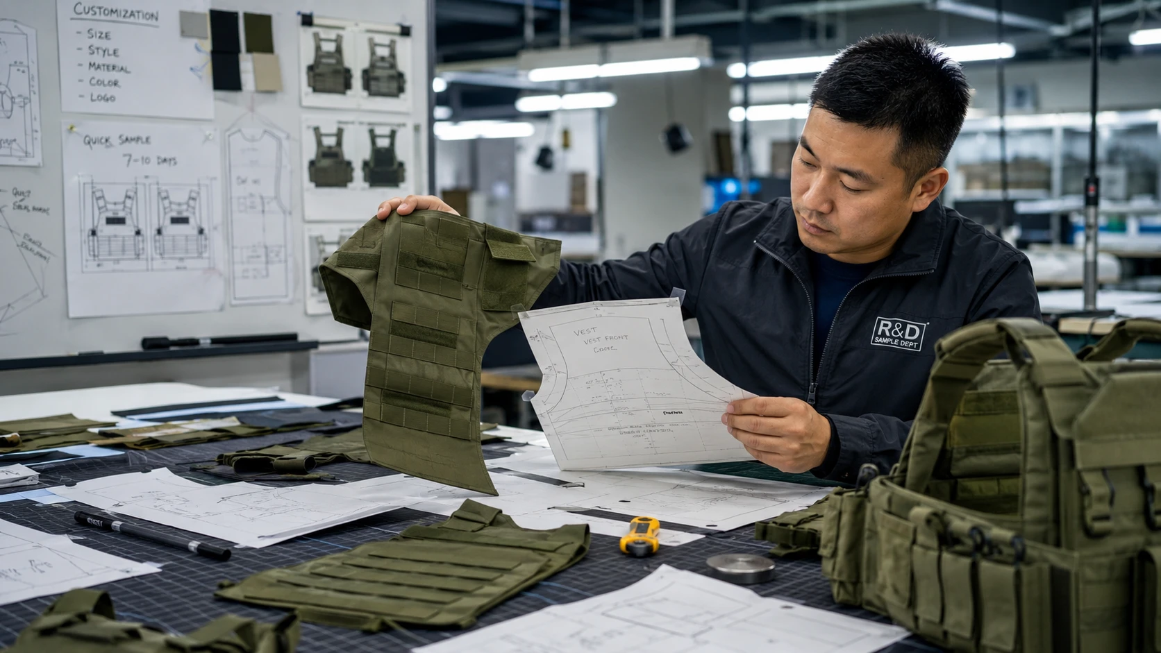 Tactical Vest Low MOQ Custom Prototyping