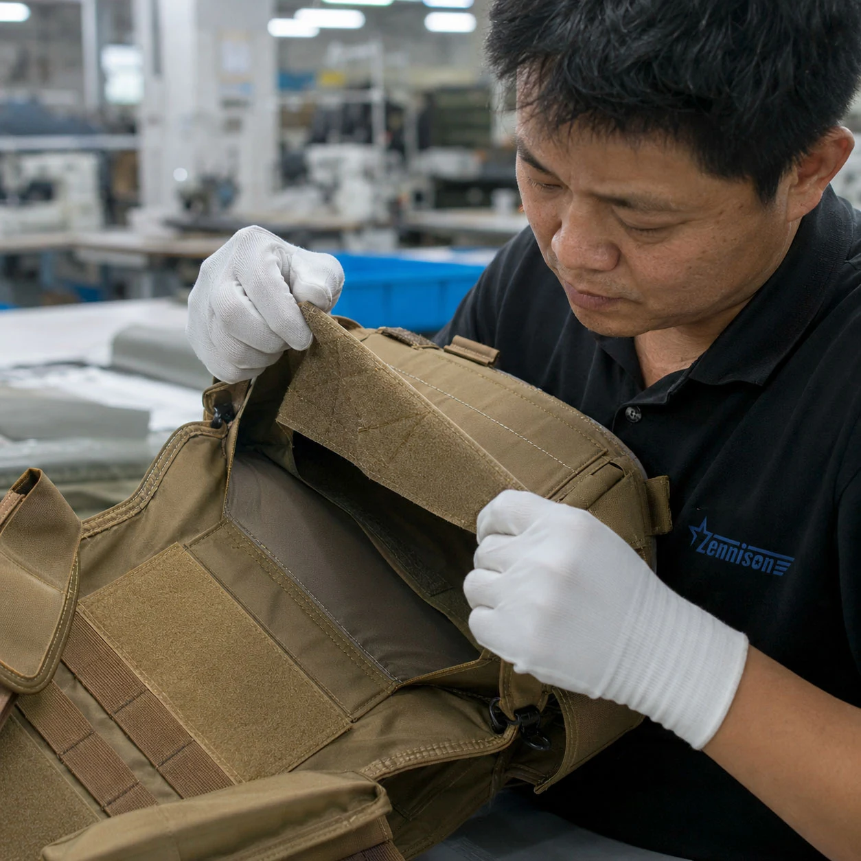 ISO 9001 Certified Tactical Vest Manufacturing Facility