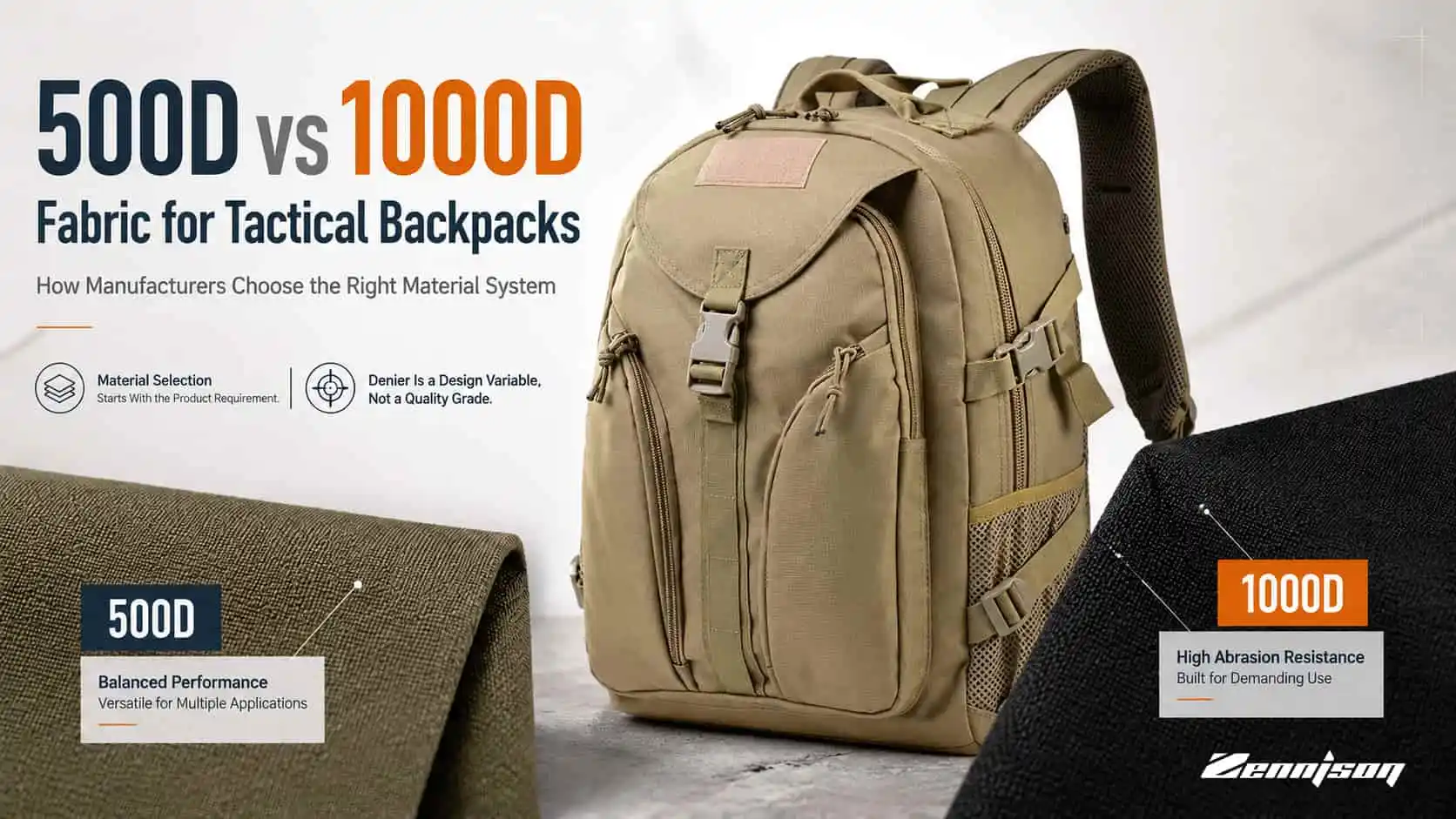 zennison 500d vs 1000d tactical backpack featured